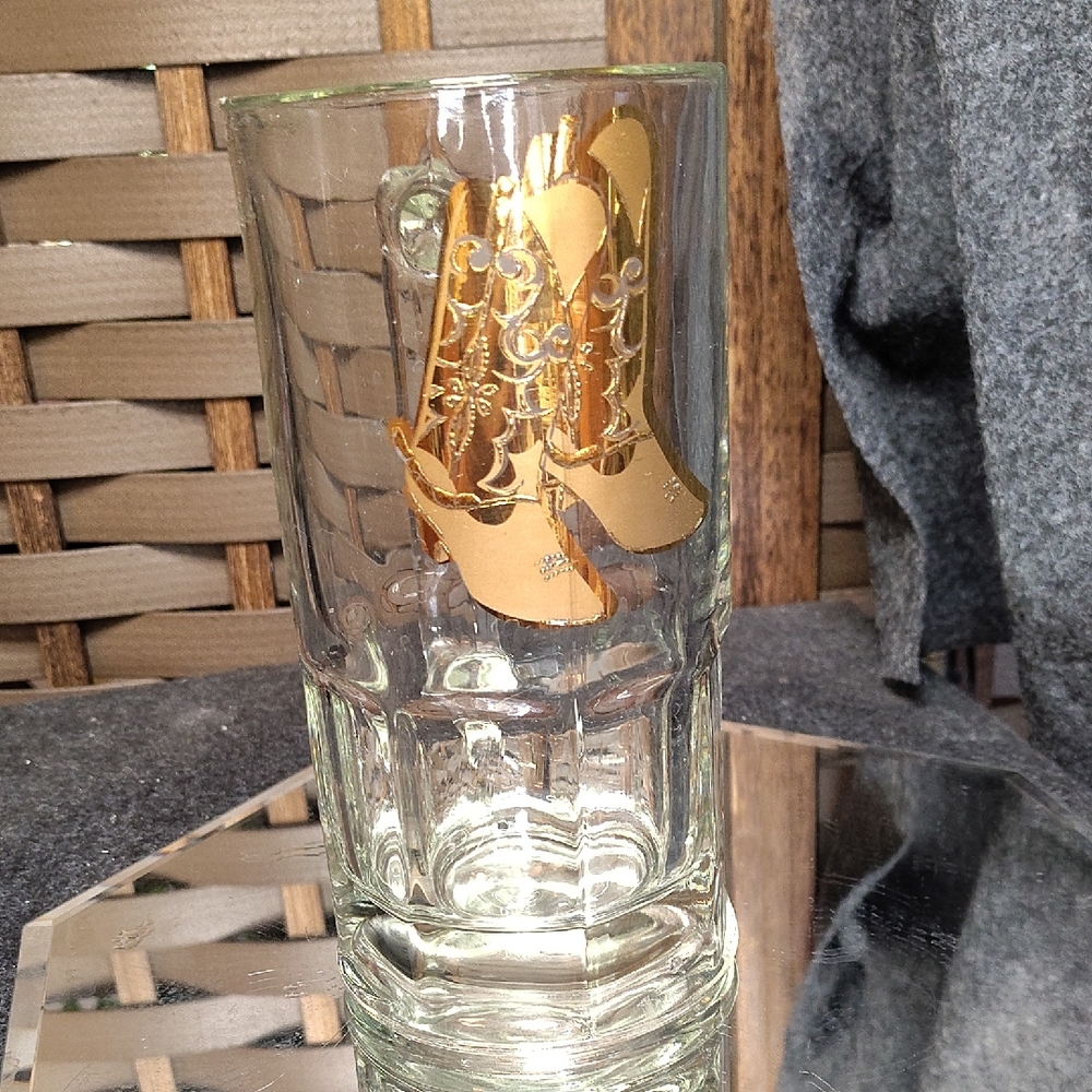 Vintage 22k Culver Gold Boot Mug